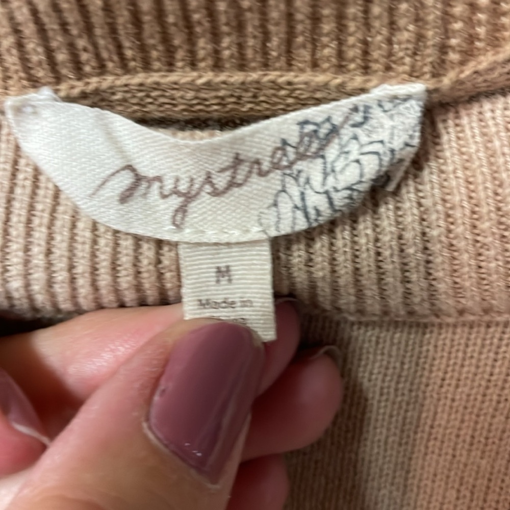 Mystree Color Block Sweater - image 2